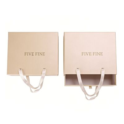 Factory Price Custom Eco-friendly Rectangle Sliding Drawer Packaging Box for Wig Scarf Wallet