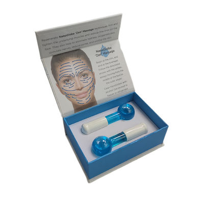 Caixa de massagem facial profissional com impressão CMYK / PANTONE e fecho magnético