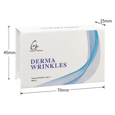 Caixa de papel de garrafa de 10 ml com logotipo personalizado e laminação