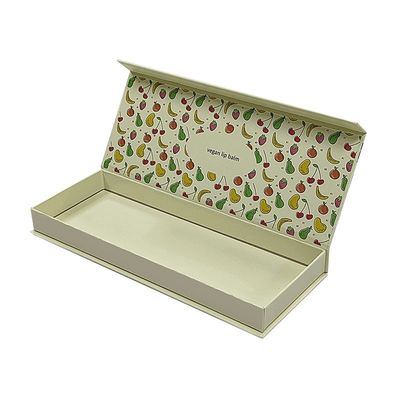 Caixas de papel de fecho magnético ecológicas para embalagens personalizadas de escovas de maquiagem