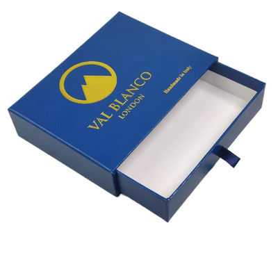 Logotipo de luxo personalizado Caixa de caixinha pequena Caixa de embalagem de jóias de papel Caixa deslizante Caixa de papel para presente de colar