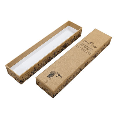 Papel Luxury Design Craft Ivory Papel tapa e base de papelão Joias embalagem caixa de presente com espuma
