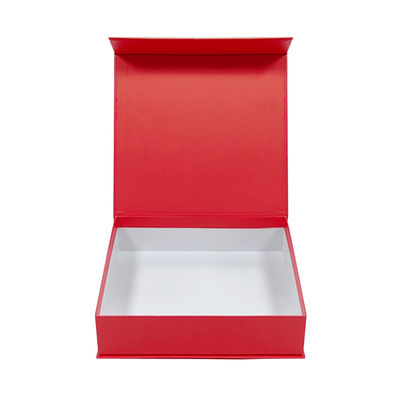 Embalagem personalizada de presente de luxo Caixa de papel rígida magnética personalizada com aba magnética