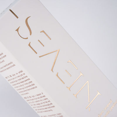 Caixas de Papel PET Kraft Dobráveis com Design em Relevo Cego para Cosméticos, Perfumes, Envio e Presentes, Incluindo Foil