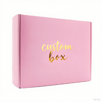 Pacotes de envio de embalagens de papel ondulado reciclável para embalagens cosméticas