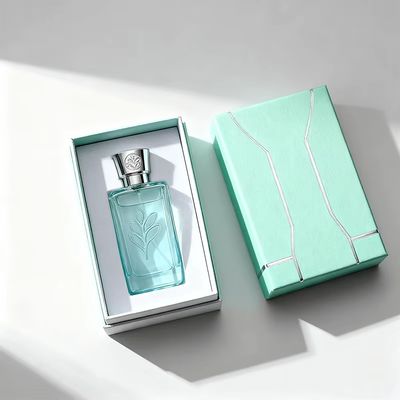 Caixa de Perfume Personalizada Nova de Alta Qualidade com Logotipo em Folha de Ouro Impresso na Tampa e Base, Caixa Rígida com Hot Stamping para Joias e Presentes de Perfume